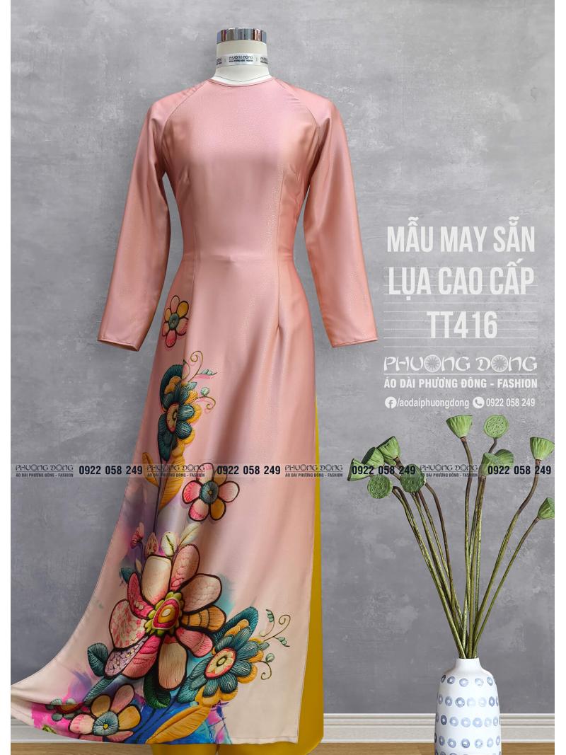 Áo Dài Truyền Thống Lụa Cao Cấp TT416